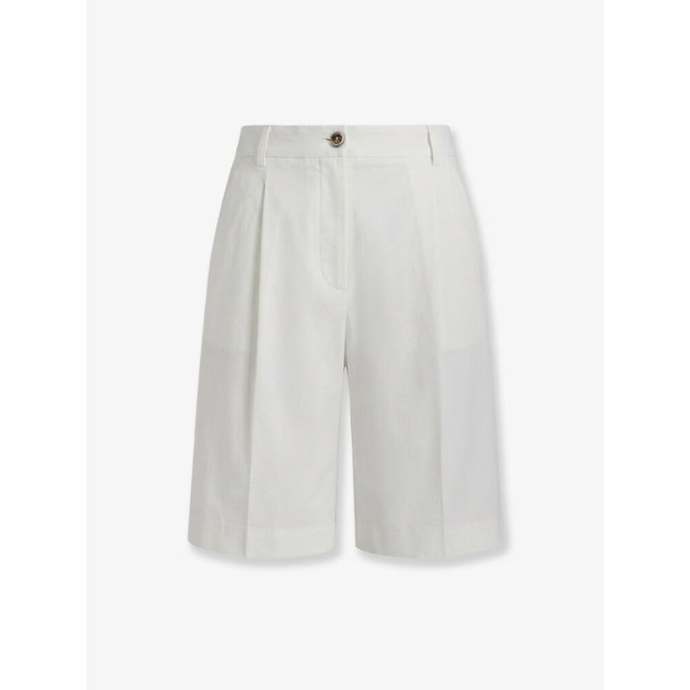Pinko Women Byrana Linen And Viscose Shorts